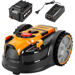 Робот-газонокосарка LawnMaster VBRM16 OcuMow для саду до 100 м², бездротовий та ефективний