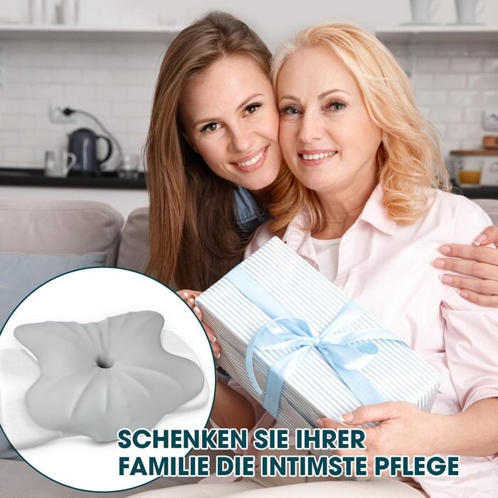 Подушка для шиї з Memory Foam Fwiull: ортопедична подушка для сну на боці, спині та животі (1 шт., метелик)