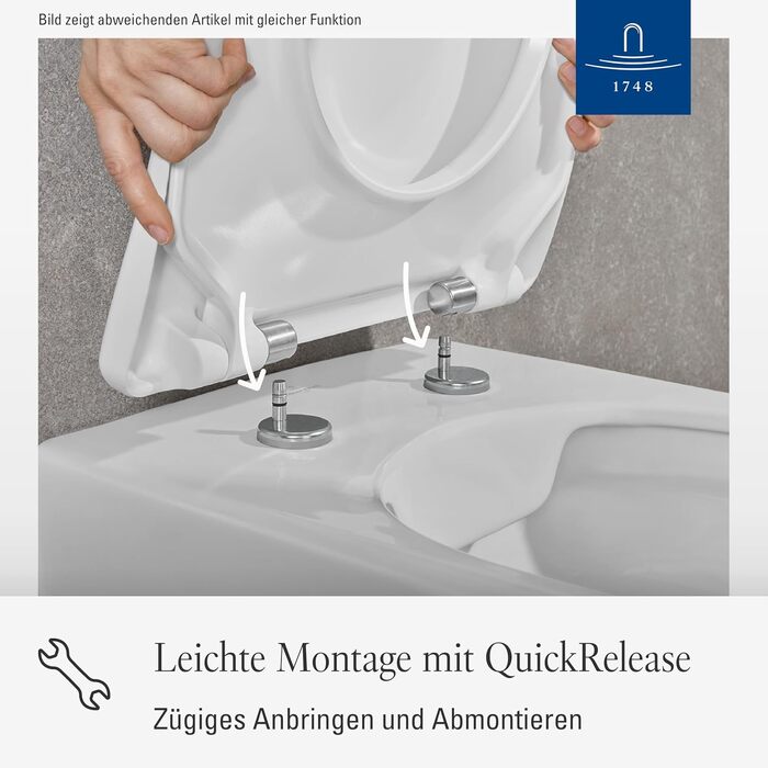 Сидіння для унітазу Villeroy & Boch Subway D-подібне, SoftClose, білий альпійський (Duroplast), 9M55S101