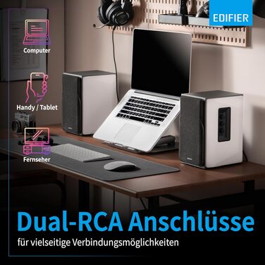 Акустична система Edifier Studio R1380DB 2.0 Bluetooth 5.1 (42 Вт) з пультом ДУ та регулятором басів/високих частот для TV, PC, смартфону
