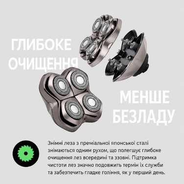 Змінні леза для бритви Skull Shaver Baron PRO (4 шт.) для моделей Pitbull, Palm та Butterfly Kiss