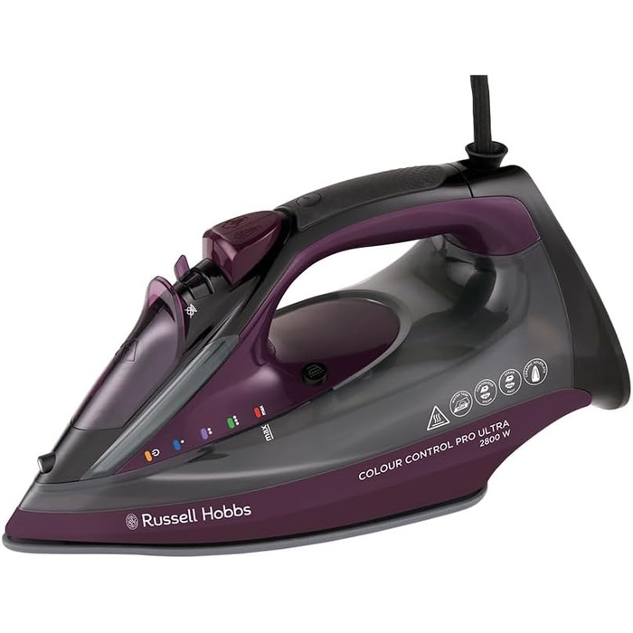 Праска парова Russell Hobbs 2800 Вт з керамічною підошвою, антикальцевим захистом та функцією самоочищення