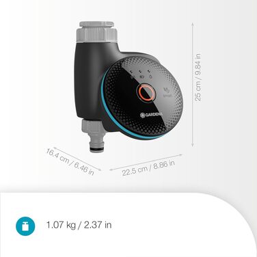 Gardena Smart Water Control 19033-20: Система автоматичного поливу з датчиком та шлюзом для розумного дому