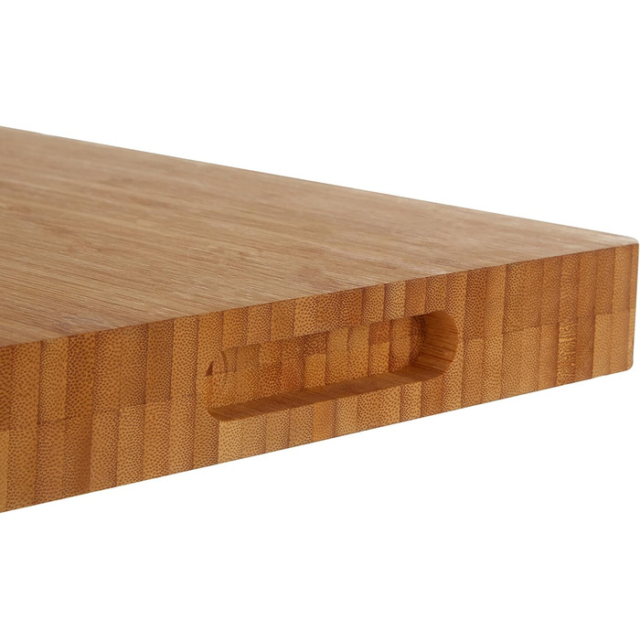 Дошка для нарізання Premier Housewares з бамбука з ручками, натуральна, прямокутна, 28x40x4 см