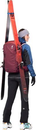 Жіночий рюкзак для гірськолижних турів Deuter Freerider Pro 32+ SL, 32+ л, бордовий