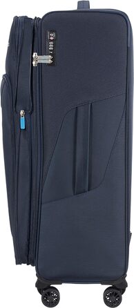 Валіза American Tourister Summerfunk, синя, 79 см, 119 л, розширювана, на 4 колесах
