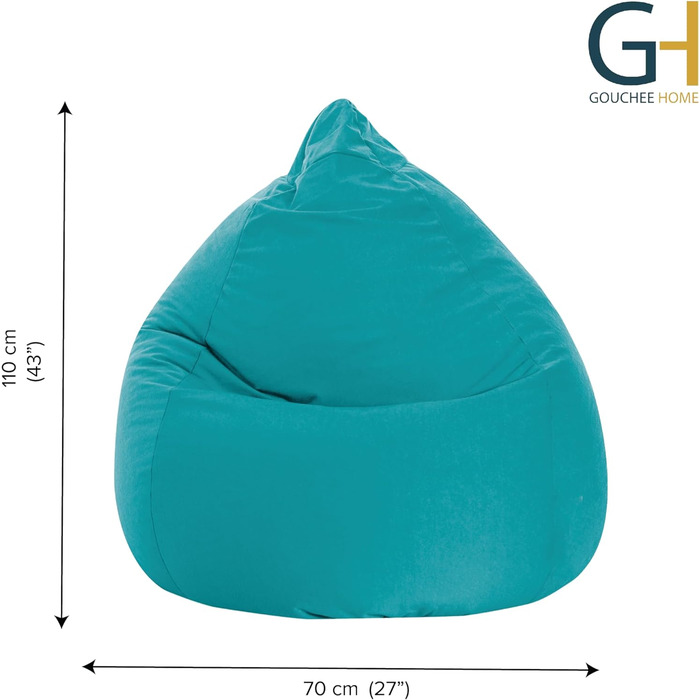 Крісло-мішок SITTING POINT Easy XL, 220 л, смарагдовий, MAGMA