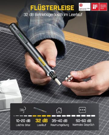 Fanttik F2 Master Mini Мультитул Акумуляторний: Полірування, 3D-друк, Свердління, Гравіювання - 35 насадок, 5 швидкостей, NeoPulse мотор