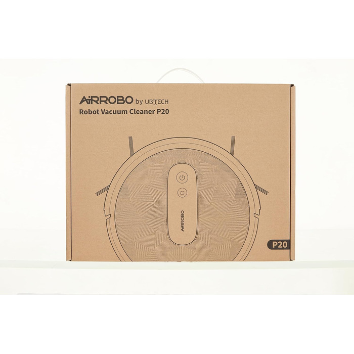 Робот-пилосос AIRROBO P20 з Wi-Fi, 2800 Па, для килимів, шерсті тварин та твердих підлог, автономна зарядка, 120 хв роботи