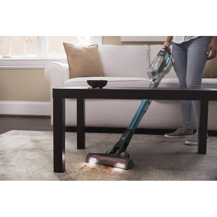 Бездротовий пилосос BLACK+DECKER 4-в-1 36В, 2.0А·год, електрощітка, ручний та вертикальний, безмішковий, з насадкою 2-в-1, акумулятором, зарядним та кріпленням, модель 2019