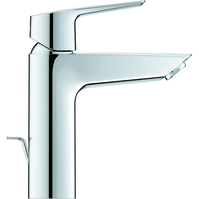 Змішувач для ванної кімнати GROHE Start, хромований, водозберігаючий, з донним клапаном, 17 см, з інструментом 3-в-1