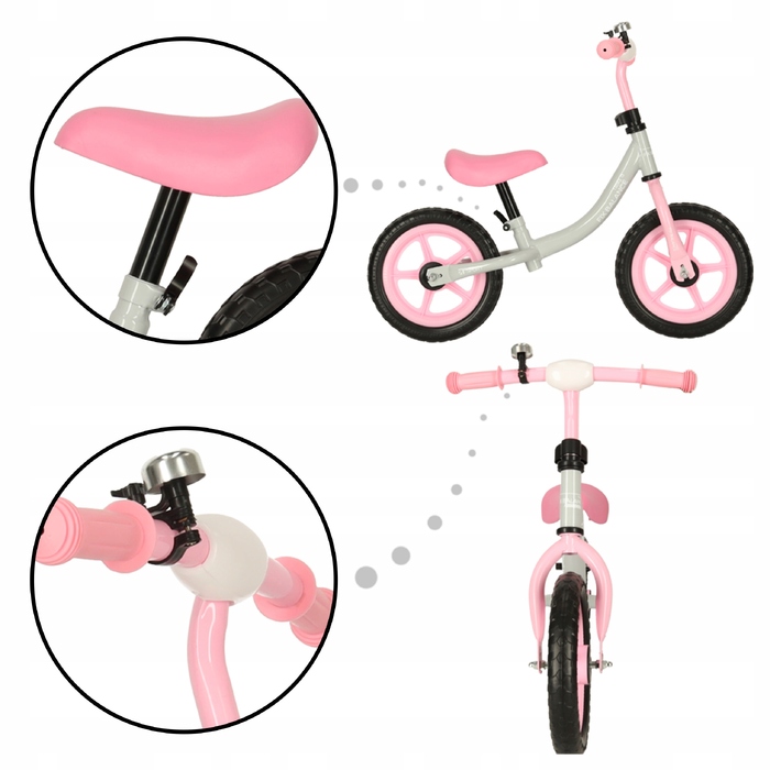 Беговел Trike Fix Balance, сіро-рожевий