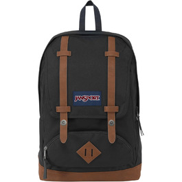 Рюкзак JanSport CORTLANDT чорний, великий, з відділенням для ноутбука 15