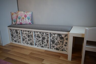 М'яка панель-підкладка для стелажа IKEA Kallax, багатоколірна, 112x42 см