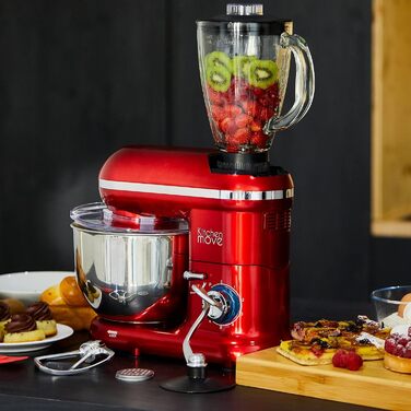 Кухонний комбайн з подрібнювачем і міксером 5.5 л DALLAS PRO, багатофункціональна кухонна машина