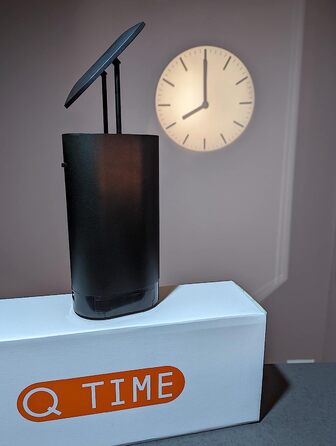 QTime Проекційний годинник чорний, LED, енергозберігаючий