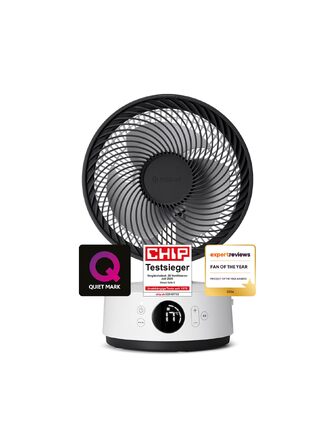 Вентилятор підлоговий MeacoFan Sefte® з пультом, 1150 м³/год, тихий (25 дБ), 3D-коливання, нічний режим, таймер, для спальні та вітальні, 3 роки гарантії