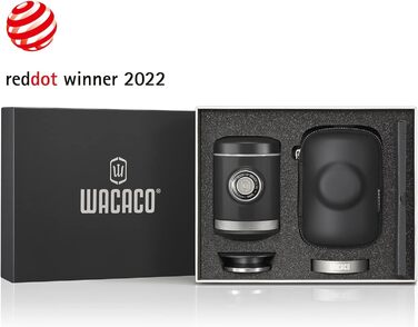 WACACO Picopresso: Портативна кавомашина для еспресо з екіпіруванням, ручна, сіра