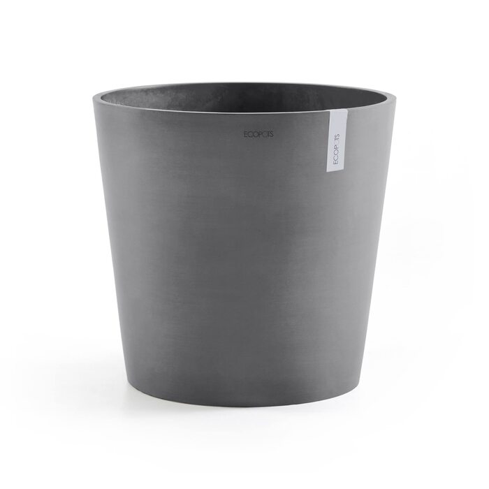Квітчар Ecopots великий, сірий, діаметр 50 см - квітчар для дому та саду