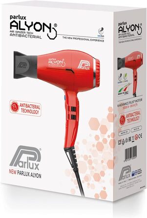 Фен для волосся ALYON червоний, професійний, 1 шт, Rot