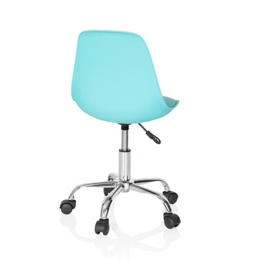 Дитячий стілець-крісло FANCY II, обертовий, бірюзовий, hjh OFFICE