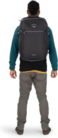 Рюкзак для подорожей Osprey Daylite Carry-On 44 л, чорний, міцний та легкий, ручна поклажа