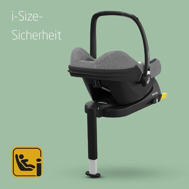 Автокрісло Maxi-Cosi CabrioFix i-Size 0-12 міс., до 12 кг, Select Grey - легке та безпечне для немовлят