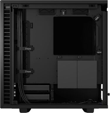 Корпус Fractal Design Define 7 Mini Black, алюміній/сталь, безшумний, Micro ATX, міні-тауер