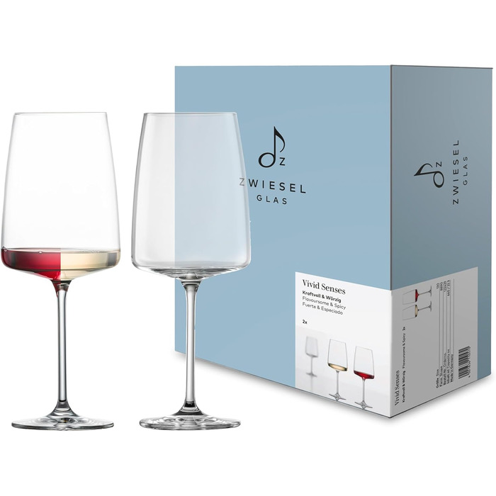 Універсальний келих для вина 0,66 л, набір з 2 штук, Vivid Senses Zwiesel Glas