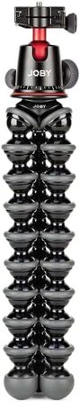 Гнучкий штатив JOBY GorillaPod 5K з кульовою головкою для DSLR, бездзеркальних камер, вантажопідйомність 5 кг, чорний, вироблено в Італії