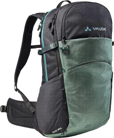 Рюкзак VAUDE Wizard 24+4 літри унісекс, чорний/зелений, для туризму та міста