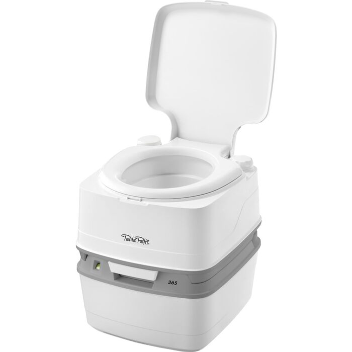 Переносний туалет Thetford Porta Potti 365 Qube, білий, 414 x 383 x 427 мм