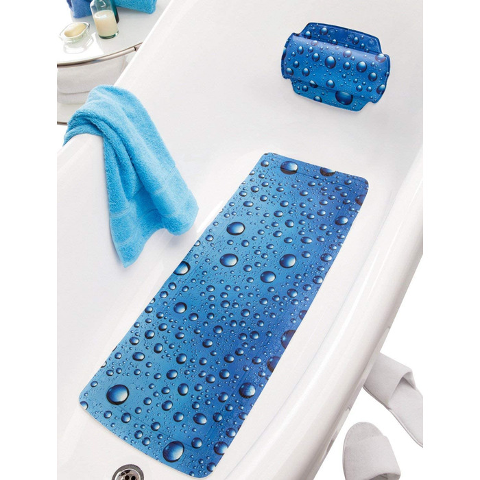 Подушка для шиї Kleine Wolke Bubble, ПВХ, морська синь, 32x22 см