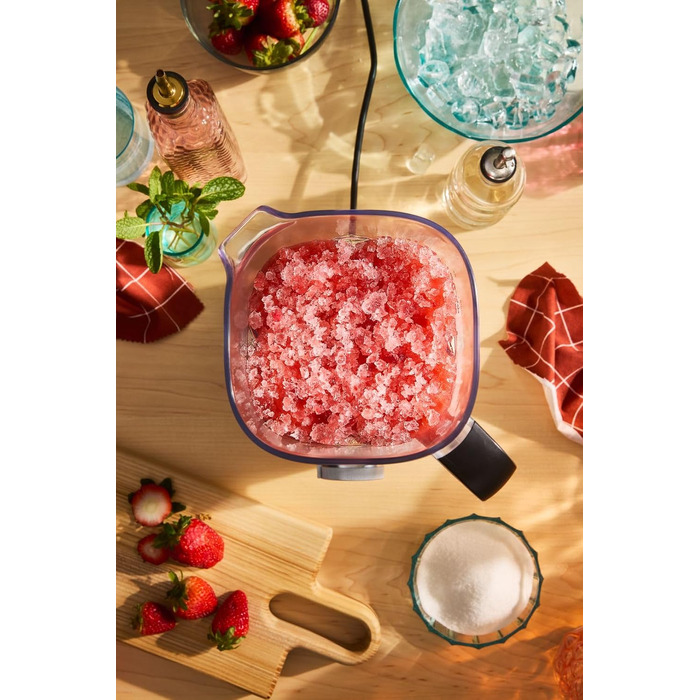Блендер стаціонарний KitchenAid 5KSB2073EPL Pure Power, 1.5 л, білий перламутр - для смузі, супів, крихти льоду