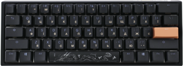 Механічна клавіатура Ducky One 3 Mini Cherry MX Red RGB Black UA