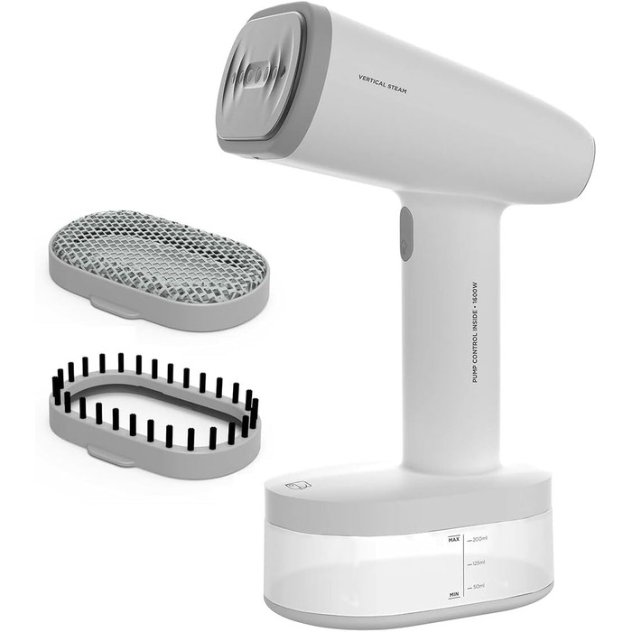 Парова праска-відпарювач BLACK+DECKER BXGS1600E 1600 Вт, керамічна підошва, 25 г/хв, самоочищення, антикрапельна система, електронний насос, готовий до роботи за 30 сек, резервуар 250 мл