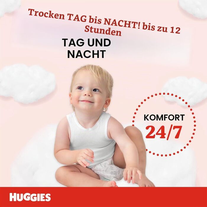 Підгузки Huggies Little Movers розмір 5 (11-25 кг), суперпоглинаючі, дизайн Disney, Giga-Pack, 126 шт.