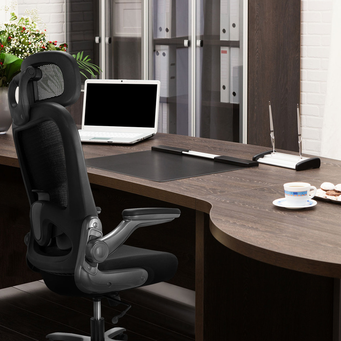Надміцне крісло / офісне крісло INSTRUCTOR T I PRO Titan XXL сітка тканина / тканина чорна hjh OFFICE