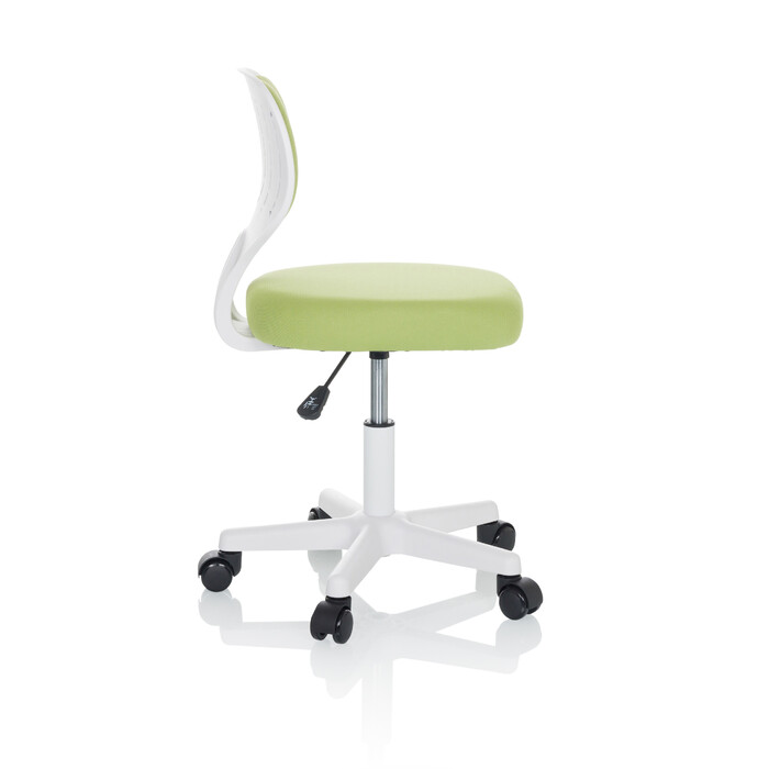Дитячий стілець для письмового столу KIDDY TOP W, оббивка тканина, зелений, hjh OFFICE