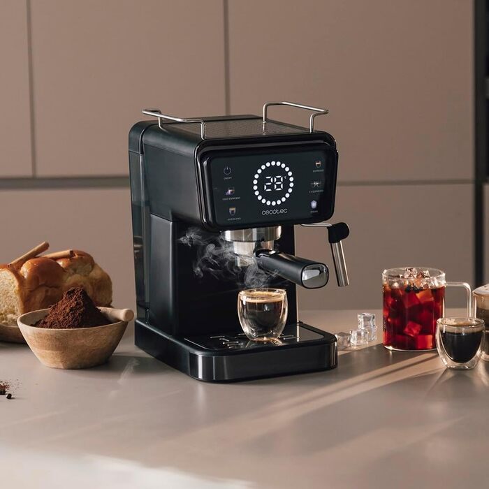 Еспресо-машина Cecotec Power Espresso 20: еспресо, капучино, холодний кави, 20 Bar, професійна якість. Touch ColdBrew
