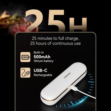 Термометр для м'яса Inkbird INT-11S-B: бездротовий, Bluetooth, для приготування на грилі, BBQ, духовці та Smoker
