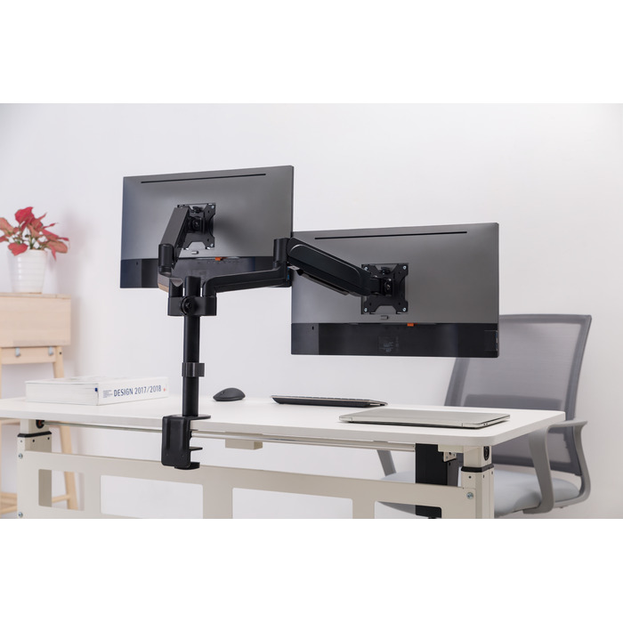 Настільне кріплення для двох моніторів OfficePro MA722B Black