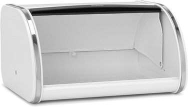 Хлібниця Brabantia Roll-Top з кришкою-ролетом, біла, середній розмір, 306044