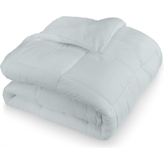 Ковдра Utopia Bedding для 2 осіб, 220x240 см, білий колір, 4 пори, мікрофібра, поліестер