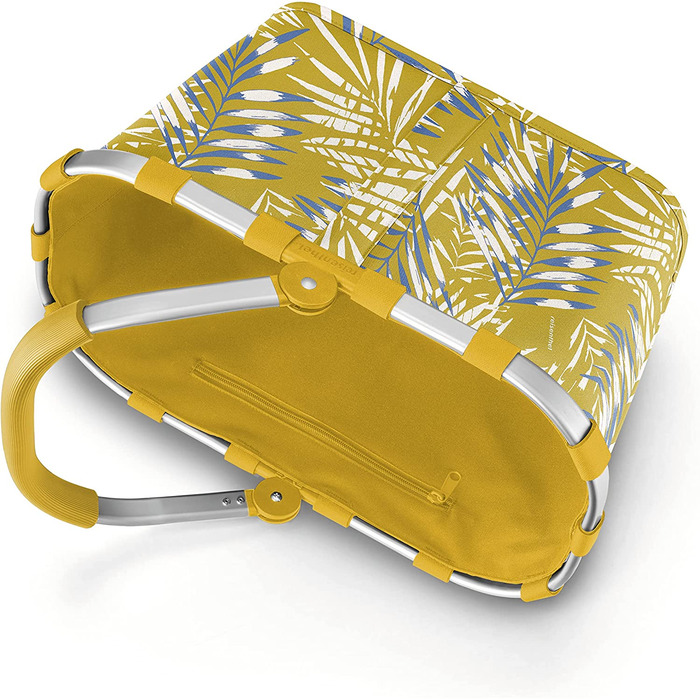 Reisenthel Carrybag Jungle Curry – міцний кошик для покупок з великим об’ємом, водостійкий, з внутрішньою кишенею, елегантний дизайн