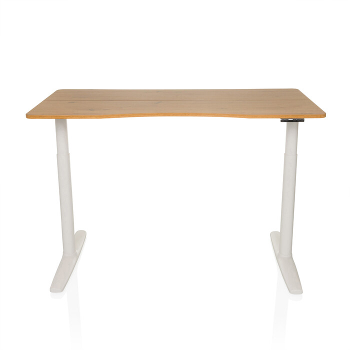 Письмовий стіл STAND PRO R 140 x 70 з електричним регулюванням висоти дуб hjh OFFICE