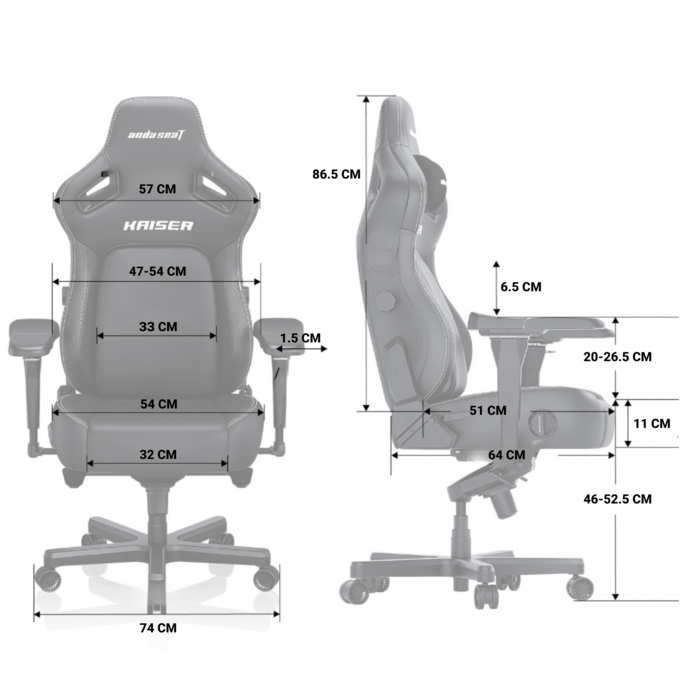 Крісло ігрове Anda Seat Kaiser 4 Maroon Size XL