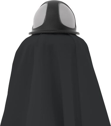 Сонцезахисна парасоля Doppler для саду, алюмінієва, 220x140 см, антрацит, з автоматичним нахилом, ручкою-кривошипом, UV-захист 80+, водовідштовхувальний поліестер