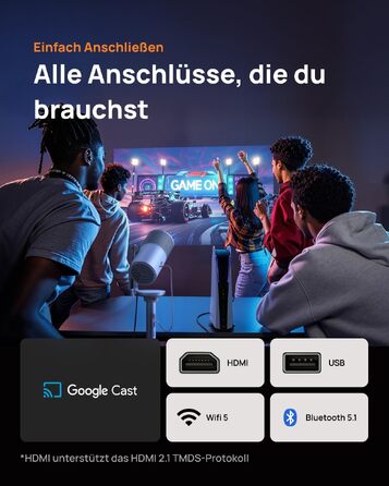 XGIMI MoGo 4 Laser: Портативний проектор з Google TV, Harman Kardon, 550 ANSI лм, до 2.5 год роботи
