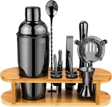 Набір шейкер для коктейлів Barkeeper Set: професійний барний інструмент з аксесуарами, нержавіюча сталь, подарунок для дому та чоловікам